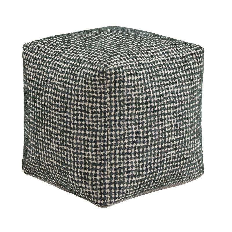 Brunico Upholstered Square Pouf Ottoman by iNSPIRE Q Bold