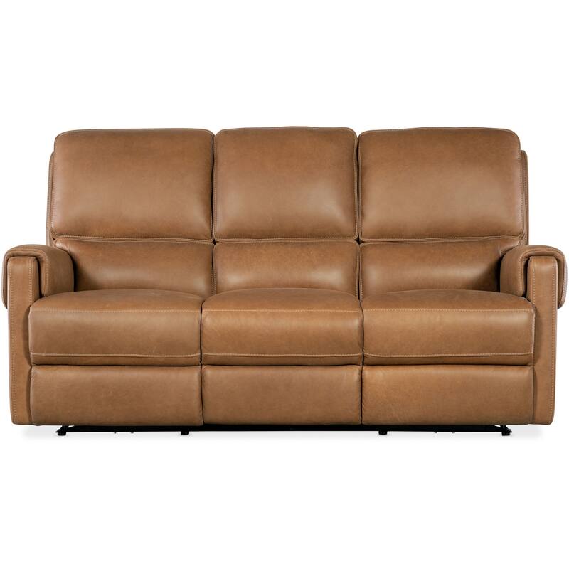 Hooker Furniture SS718-PHZ3 Somers 79" Wide Leather Standard with Zero