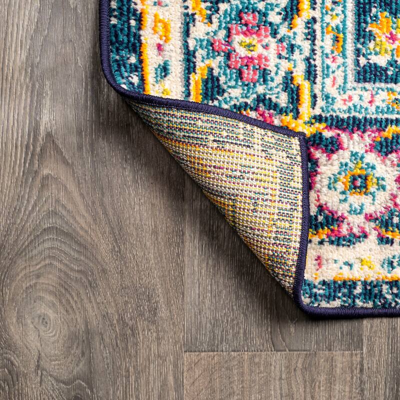 JONATHAN Y Audrey Geometric Medallion Area Rug