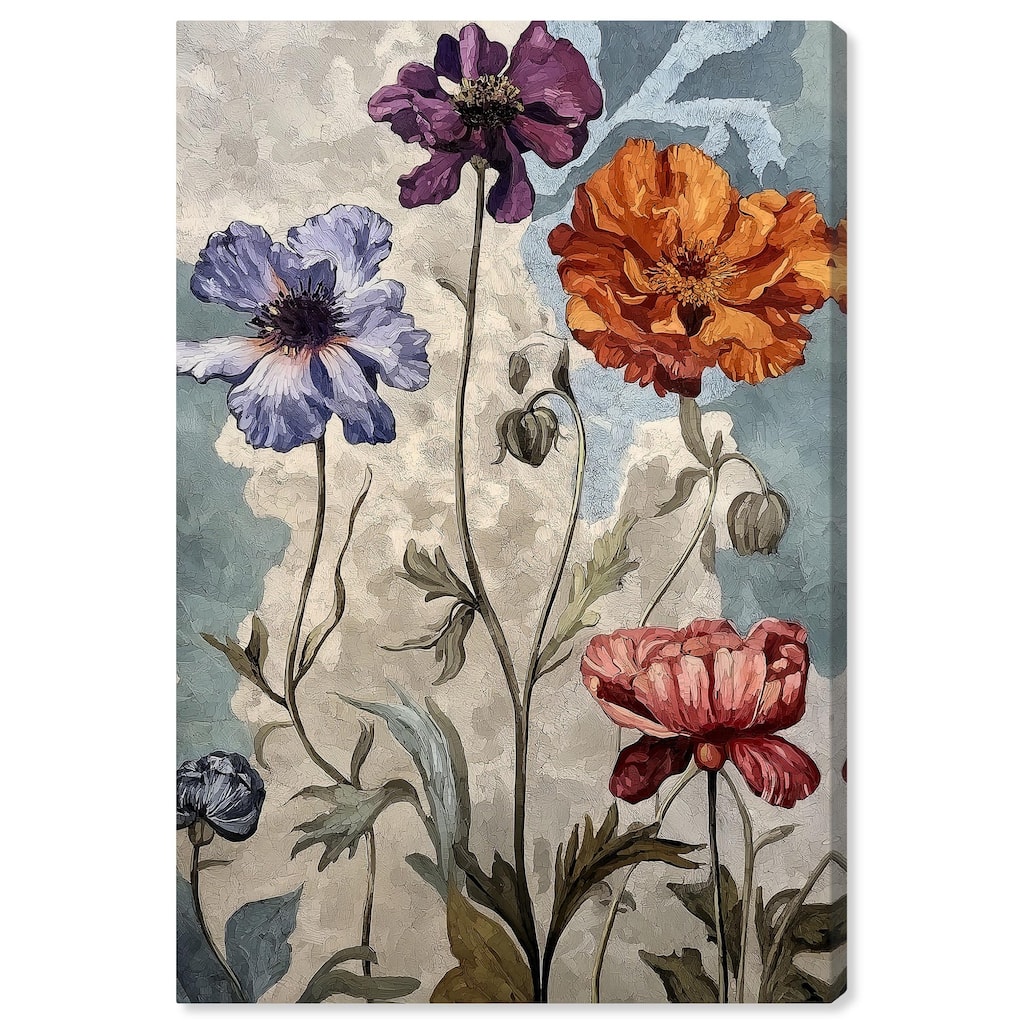 Hued Blossom III Canvas by Art Remedy, Gallery Wrapped