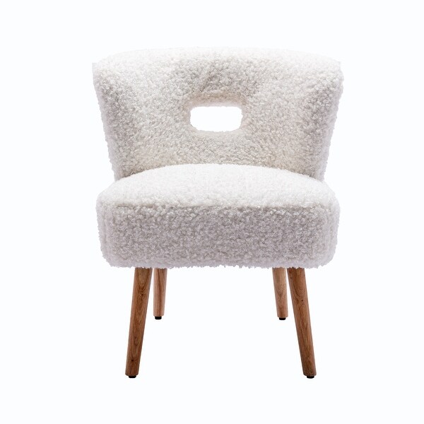 Lambskin chair store