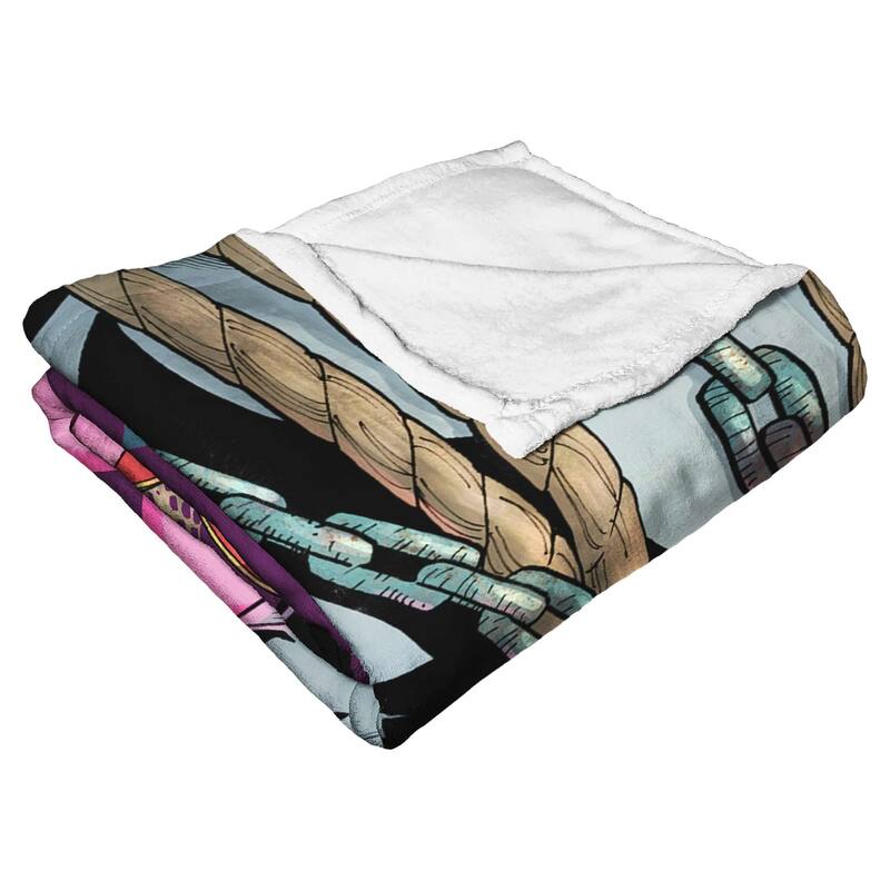 Warner Brothers DC Batman Harley And Batsy Silk Touch Throw Blanket