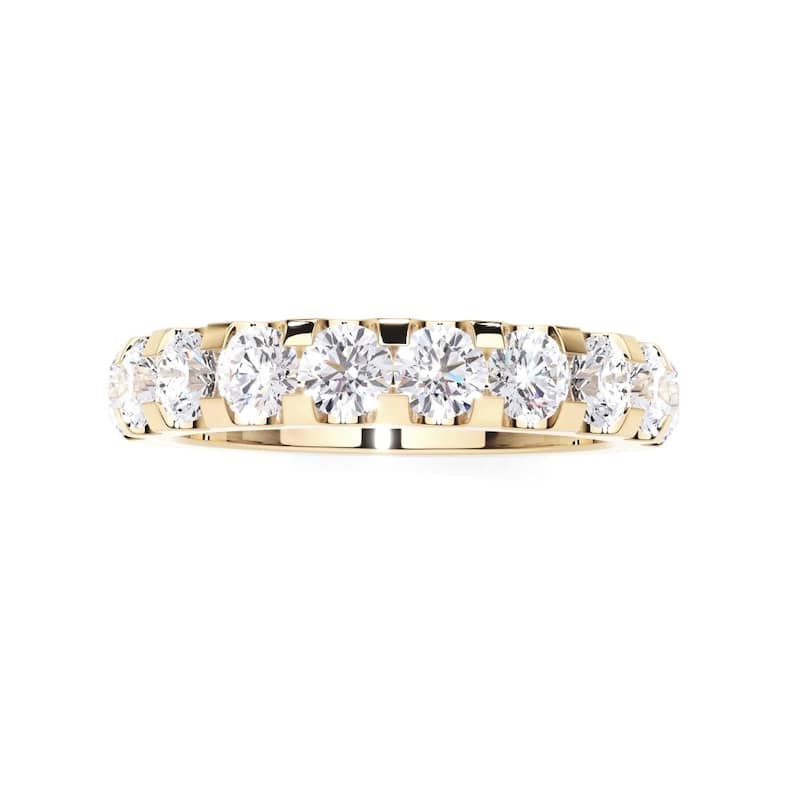 Vault Classics 1.50ct TW Natural Diamond Band (I VS2) - 6 - Yellow