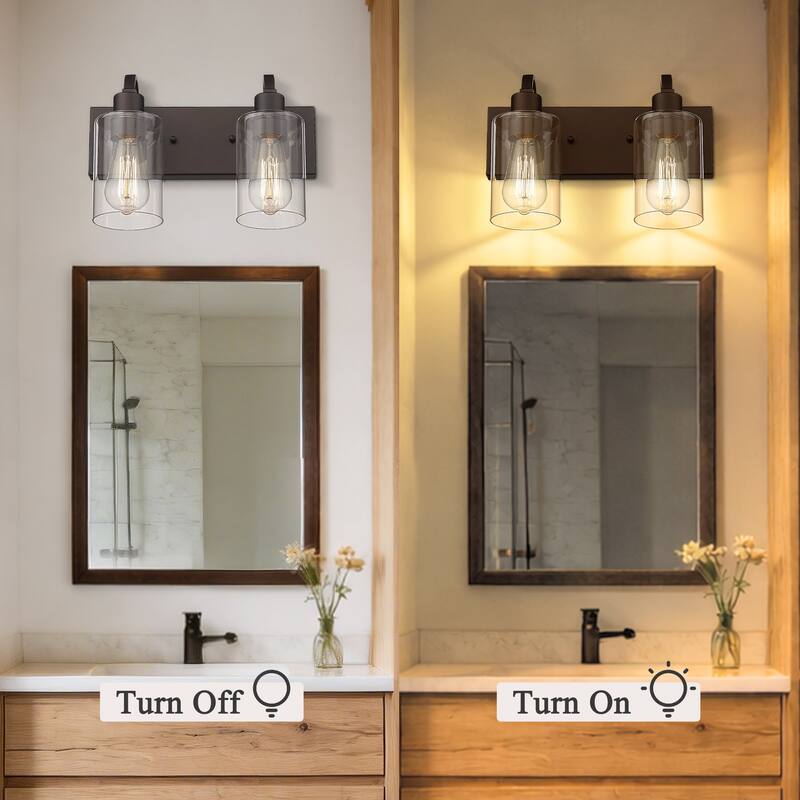 Bathroom Vanity Light Fixtures - Farmhouse Wall Light for Bathroom