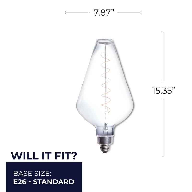 Bulbrite 4 Watt Grand Filaments Medium Dimmable (E26) LED Bulb - 200 Lumens, 2200K, and 95 CRI