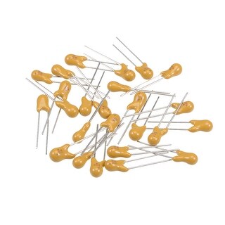 thumbnail image 2 of NEC 10uF 35V Tantalum Radial Dipped Capacitors - DN Series DN1V100M8S (Lot Of 25) 2 of 6