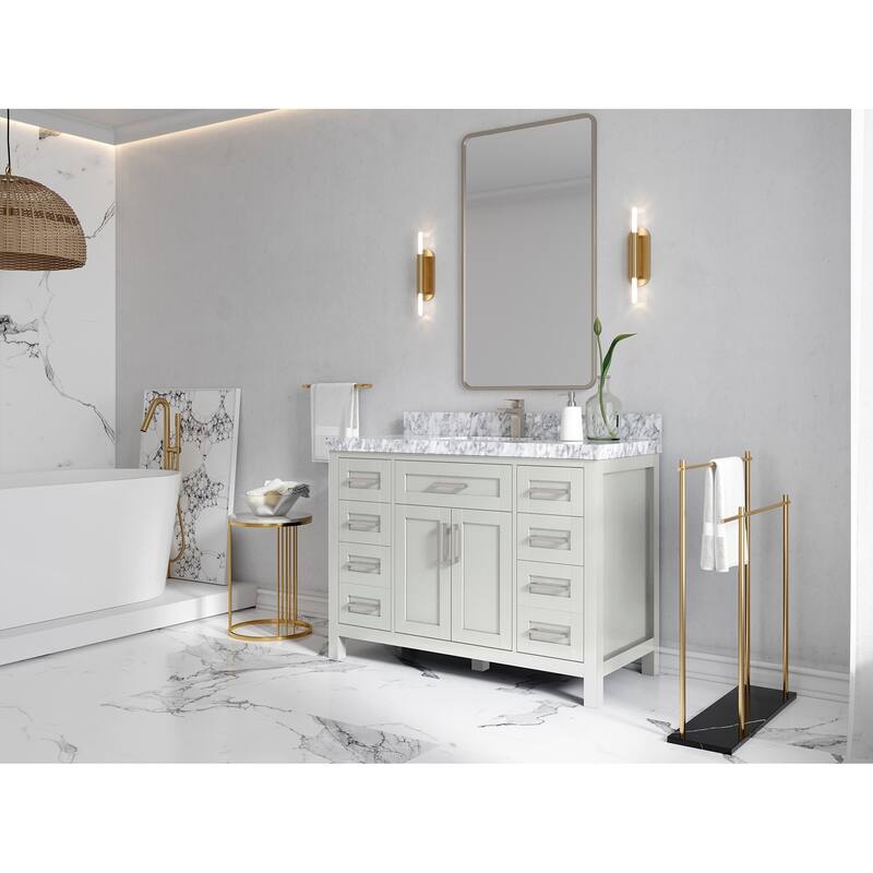 Willow Collections 48 in. W x 22 in. D Cambridge Single Sink Bathroom Vanity with Countertop