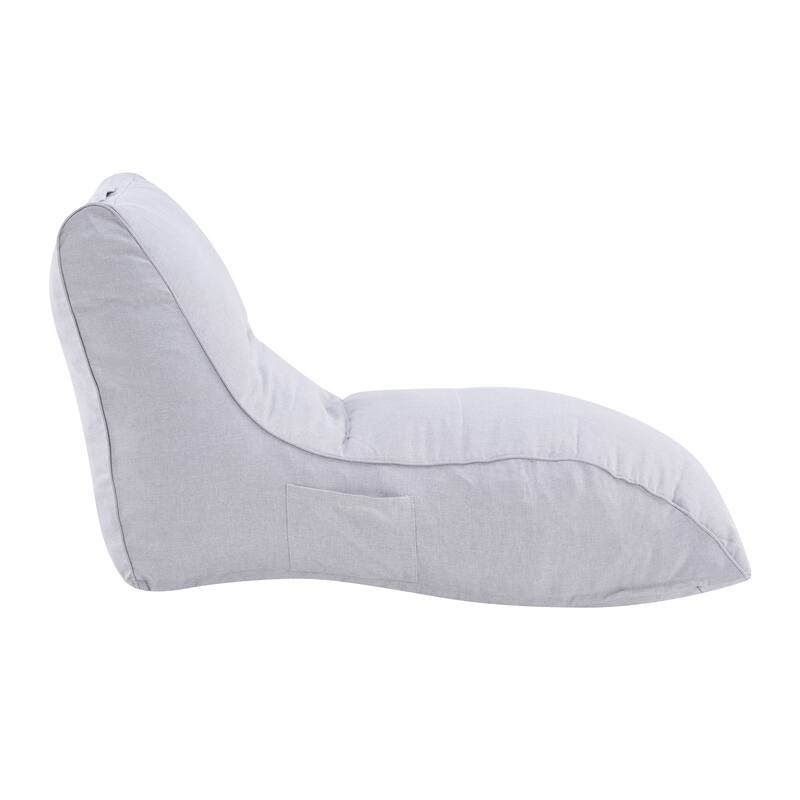 Christopher Knight Home - Ethel Casual Outdoor Upholstered Bean Bag Chair