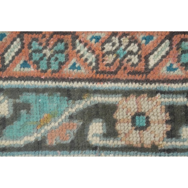 Hand Knotted Oriental 100% Wool Carpet Traditional Floral Purples Tabriz Area Rug - 4' 3'' X 2' 7''