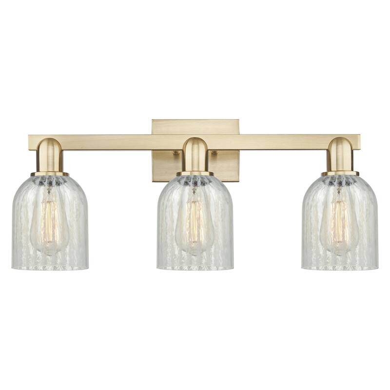 Innovations Lighting 716-3W-11-24 Caledonia Vanity Caledonia 3 Light - Champagne Bronze / Mouchette
