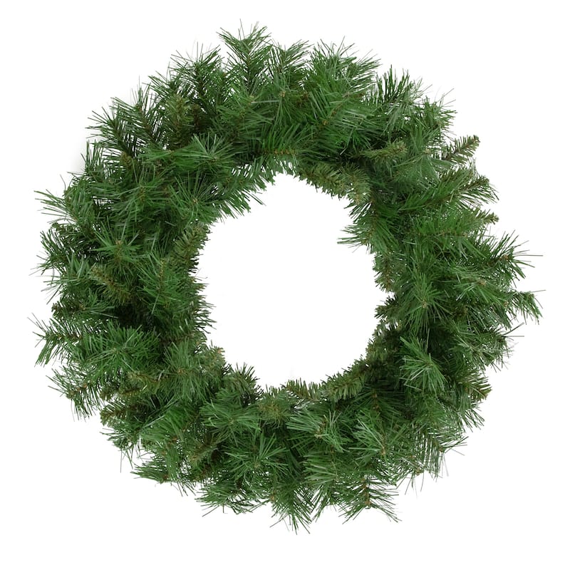 Chatham Pine Artificial Christmas Wreath 24-Inch Unlit - 24"