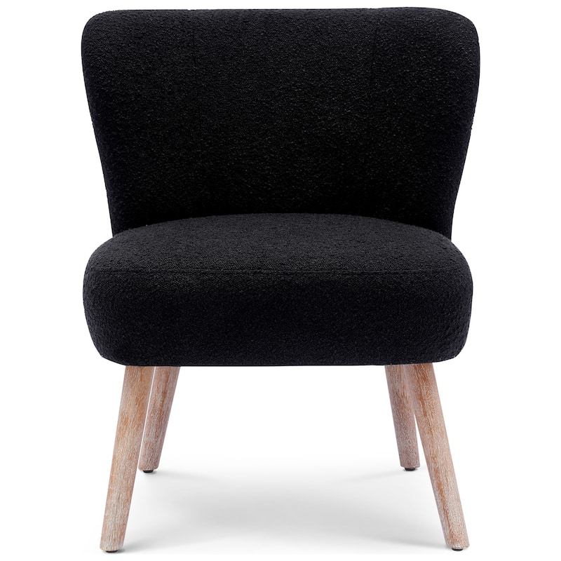Boucle Polyester Upholstered Living Room Set - Stain Resistant (2-Piece Set)