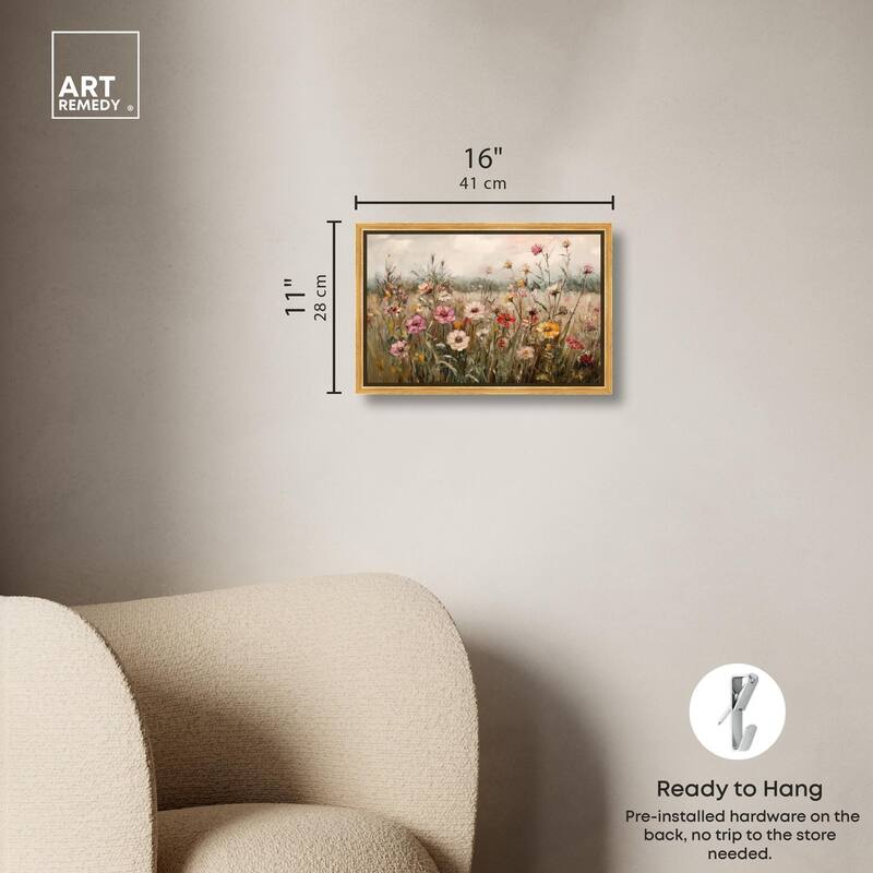 Vintage Blooms I Canvas by Art Remedy