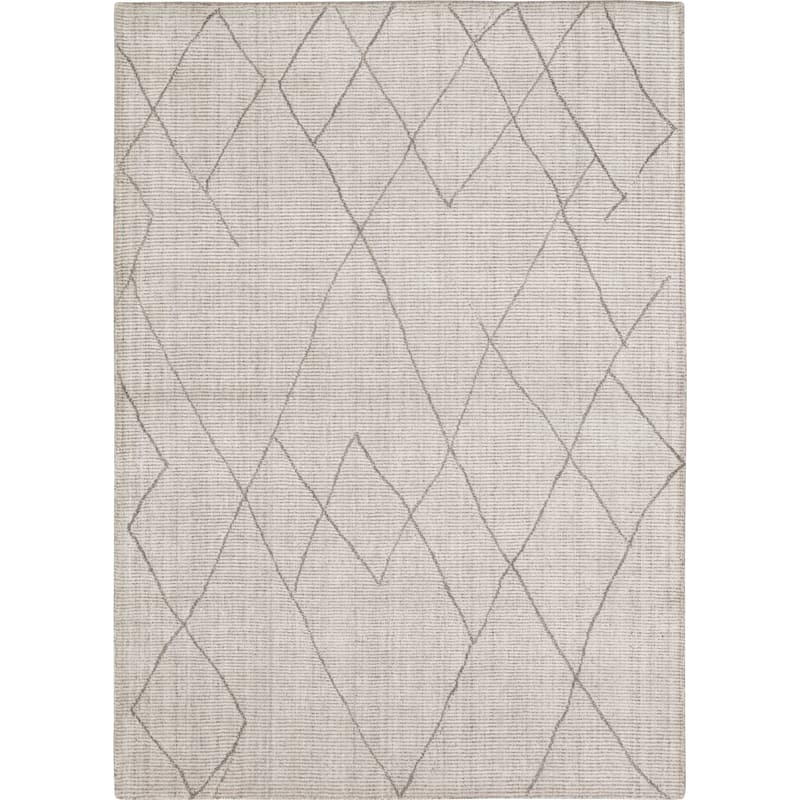 Karastan Tangier Tribal Diamond Area Rug - 8' x 10' - Silver - Runner/Rectangle