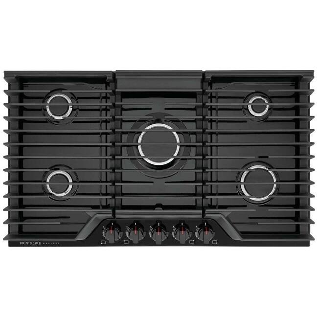 Frigidaire GCCG3648A 36" Wide 5 Burner Gas Cooktop with Quick Boil