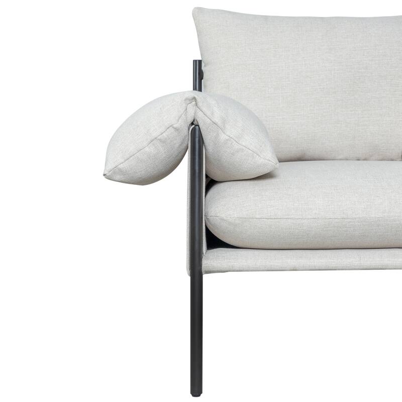 Bloom Modern Industrial Accent Chair