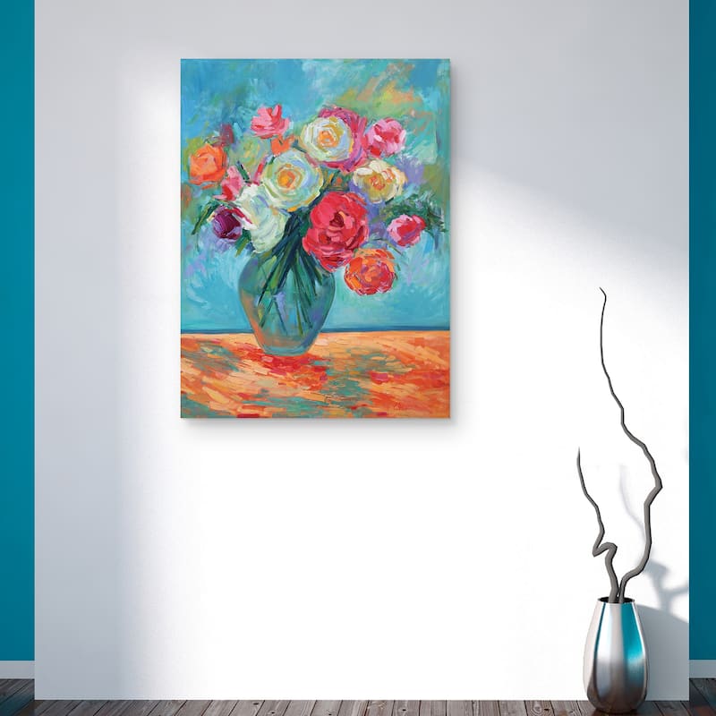 Petals and Passion 1 by Alexi Fine Canvas Art Print