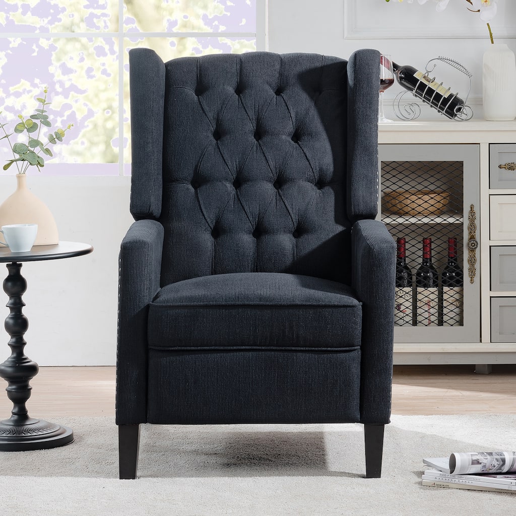 Modern Manual Wing Chair Recliner For Living Room