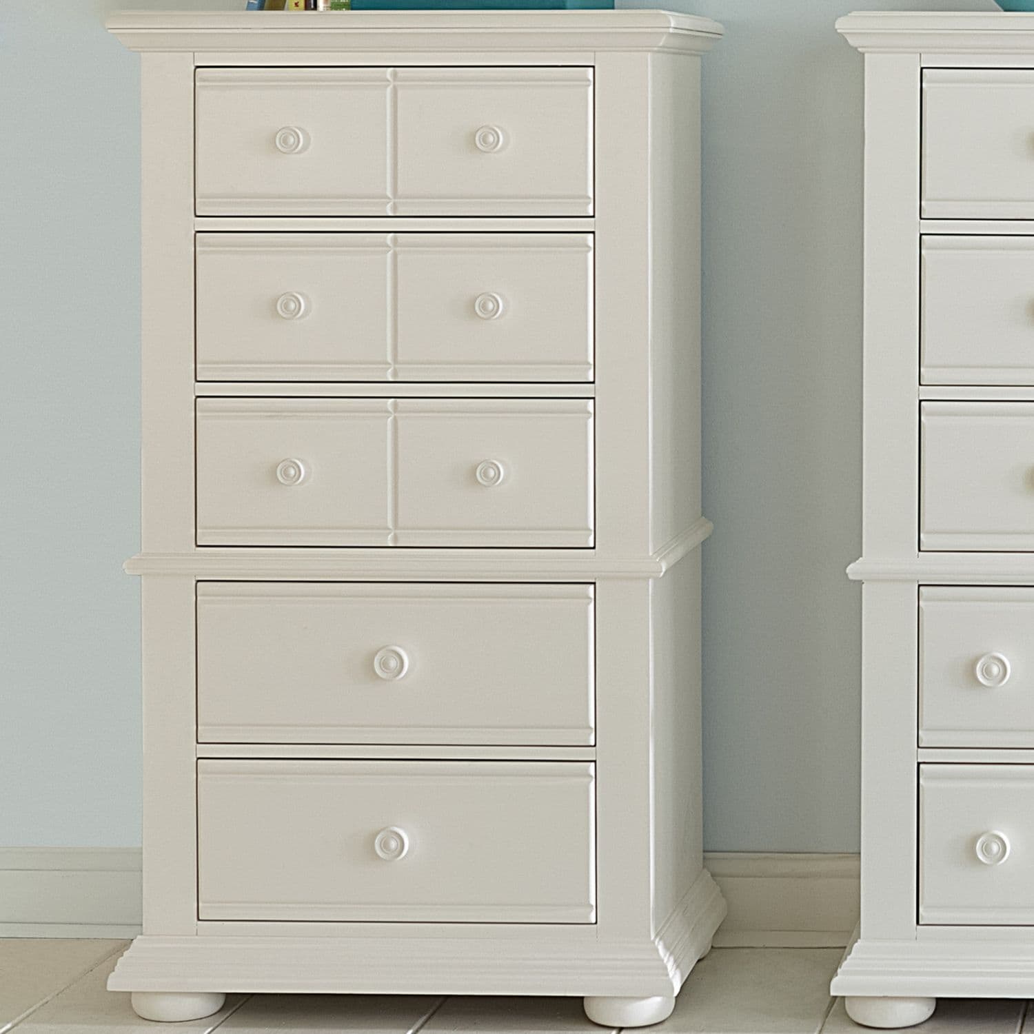 Liberty Furniture Summer House I Bedroom Lingerie Chest Oyster White