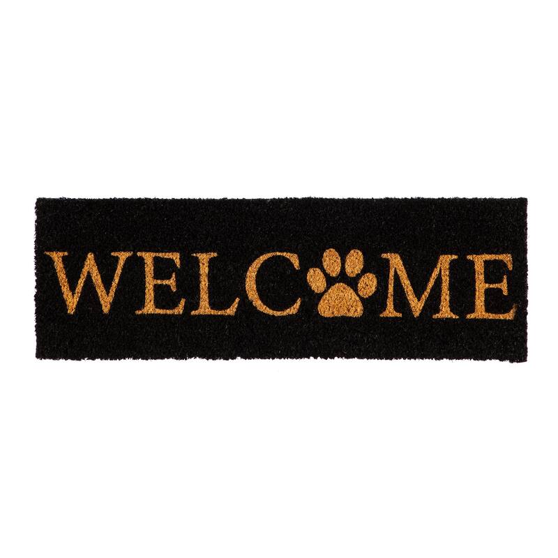 28 in. x 9 in. Paw Print Welcome Kensington Switch Mat