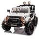 preview thumbnail 27 of 78, 24V Electric Kids Ride-On Vehicle, Parent-Controlled Car with Adjustable Speeds, Pull Rod, Storage & LED Lights