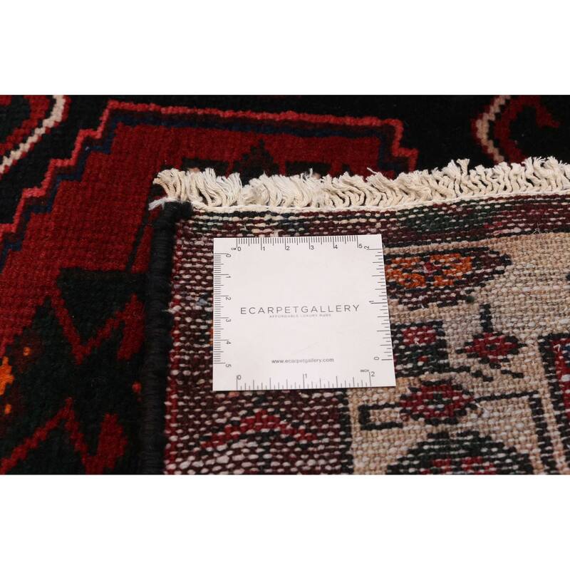 ECARPETGALLERY Hand-knotted Konya Anatolian Navy, Red Wool Rug - 4'11 x 9'6