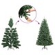 preview thumbnail 36 of 63, vidaXL Christmas Tree Outdoor Artificial Hinged Christmas Tree with Stand