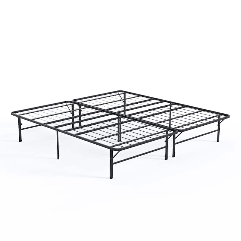 Maxus 14-inch Metal Foldable Platform Bed Frame, No Box Spring Needed