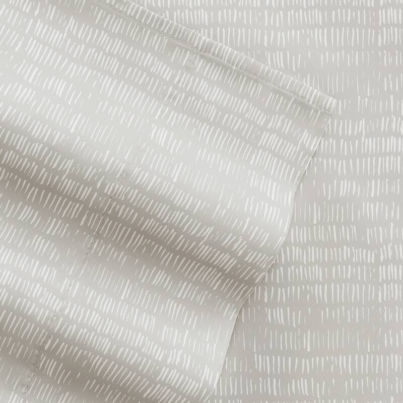 Soft Lines Patterned Ultra-Soft Bed Sheet Set