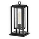preview thumbnail 1 of 1, Hinkley Republic Collection One Light 5W Med. LED Outdoor Medium Pier Mount Lantern, Black