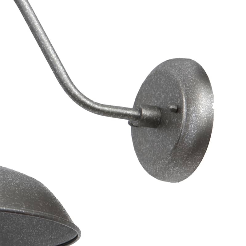 1 Light Outdoor Wall Lighting in Silver finish