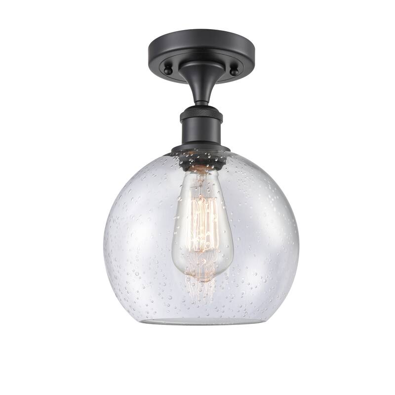 Innovations Lighting Ballston Athens - 1 Light 8" Semi-Flush Mount