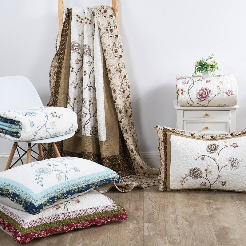 Serenta Dorset 3 Piece Bedspread Quilts Set