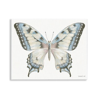 Stupell Blue Brown Accent Butterfly Wall Plaque Art Design By Danhui ...