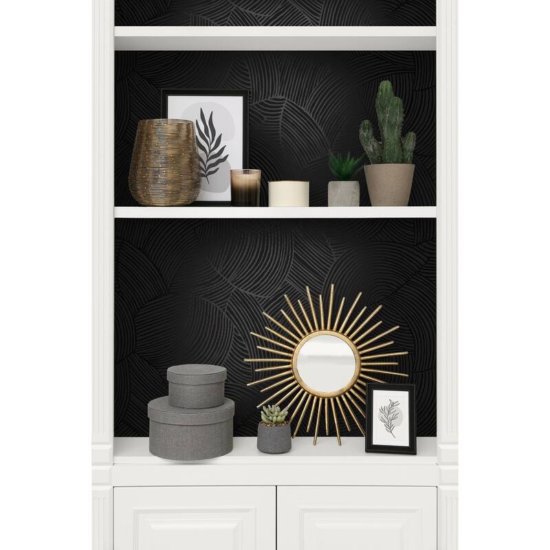 Seabrook Designs Symphony Geometric Non-Woven Unpasted Wallpaper