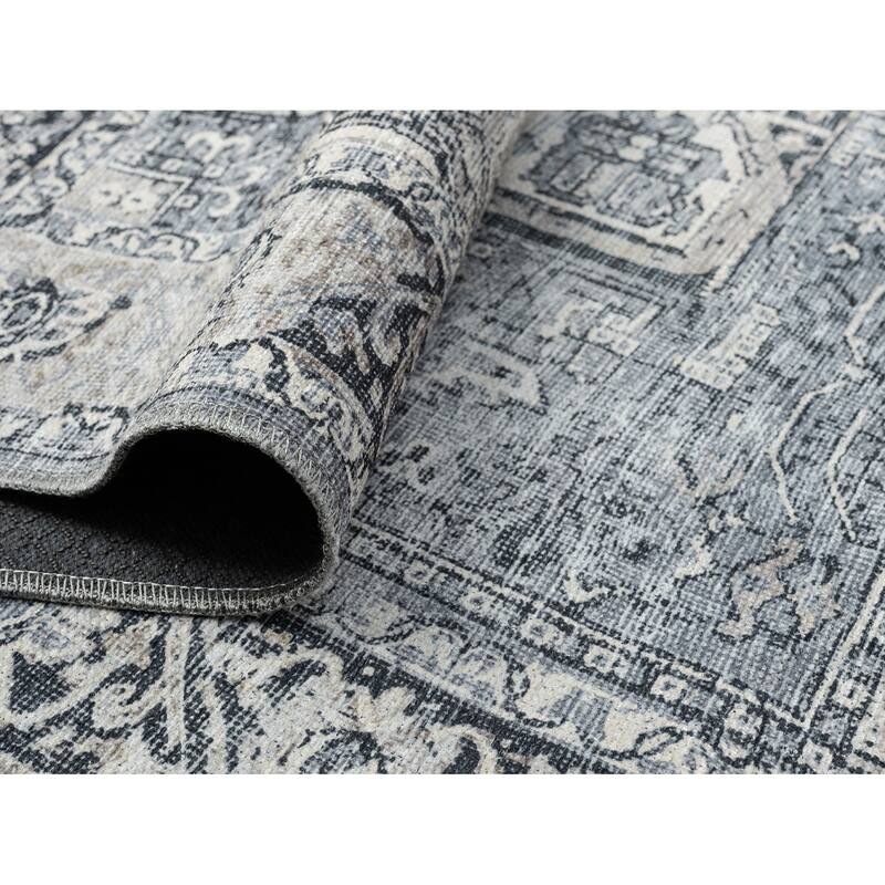 Legacy Monarch Traditional Bordered Washable Area Rug