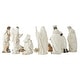 preview thumbnail 79 of 77, Glitzhome 12pcs Resin Christmas Multi/ Blue/ Ivory Nativity Figurines Set