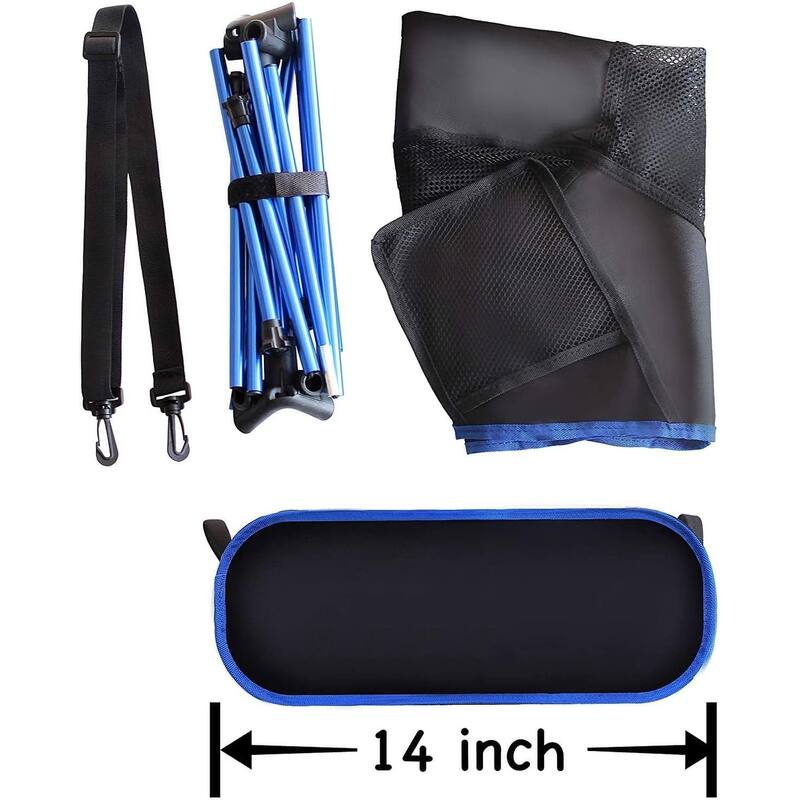 Camping Chair, Lightweight, Backpacking Chair, Collapsible Foldable Chairs, Portable w/Carry Bag and Shoulder Strap
