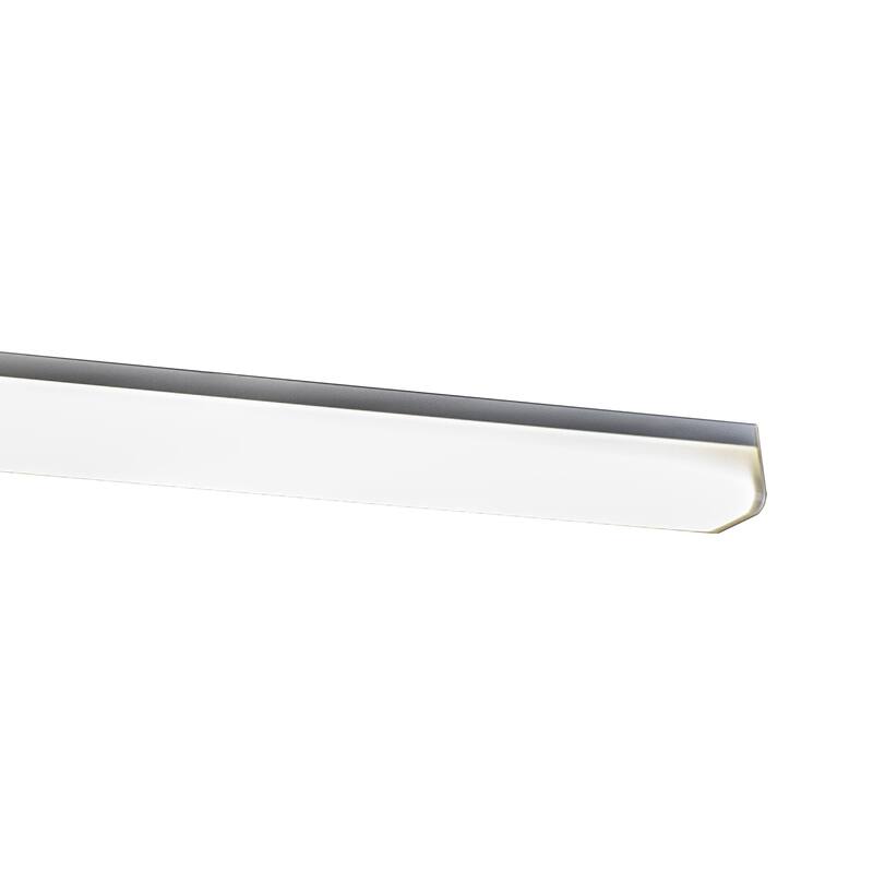 48 inch Connectable LED Hard Wired Utility Strip Light 2000 Lumens - 48-in W x 2-in H x 2.5-in D
