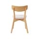 preview thumbnail 103 of 200, Chazz Mid-Century Modern Upholstered Rubberwood Dining Chairs (Set of 2/4) by Christopher Knight Home