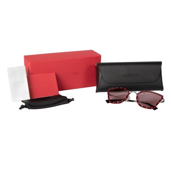 Shop Valentino Va2028 301284 59 Cat Eye Sunglasses Overstock