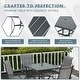 preview thumbnail 15 of 30, Erommy Outdoor Patio Dining Set with Swivel Rocker Chairs, Metal Table with Umbrella Hole, Patio furniture for Backyard