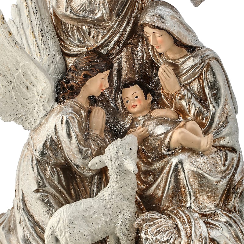 13.5"Resin Renaissance Holy Night Scene