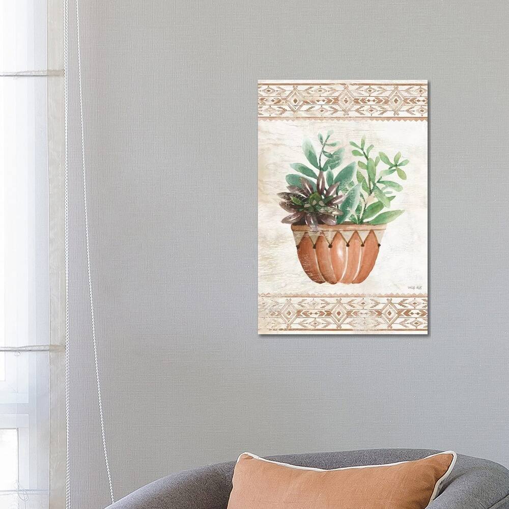 iCanvas "Southwest Terracotta Succulents I" by Cindy Jacobs Canvas Print