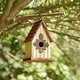 preview thumbnail 1 of 15, Glitzhome 9"H Spring Patriotic Solid Wooden Rustic Birdhouse Multi
