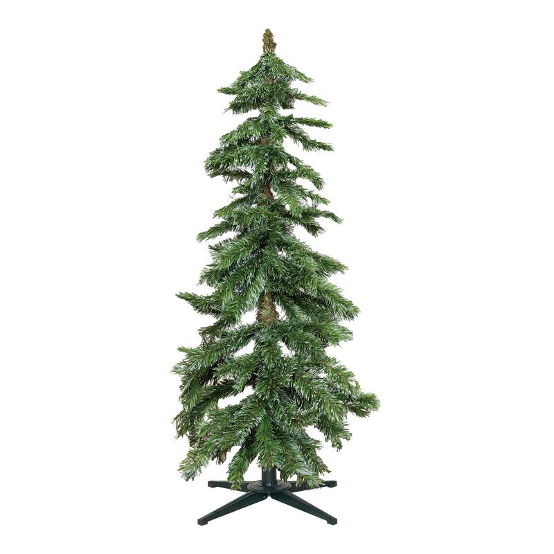 Transpac Artificial 47 in. Green Christmas Queen Cypress Tree
