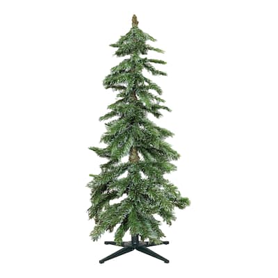 Transpac Artificial 47 in. Green Christmas Queen Cypress Tree