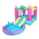 preview thumbnail 12 of 13, Inflatable Bounce House, Climbing Wall, Large Jumping Area, Ideal Kids Jumper - One Size