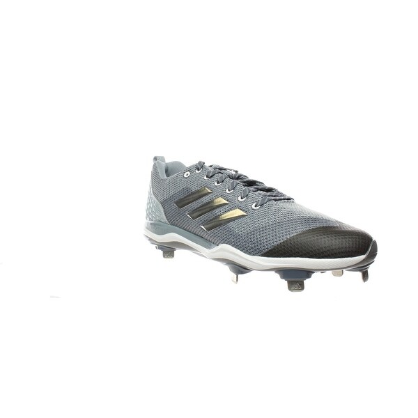 Shop Adidas Mens Poweralley 5 Gray Baseball Cleats Size 13 Free
