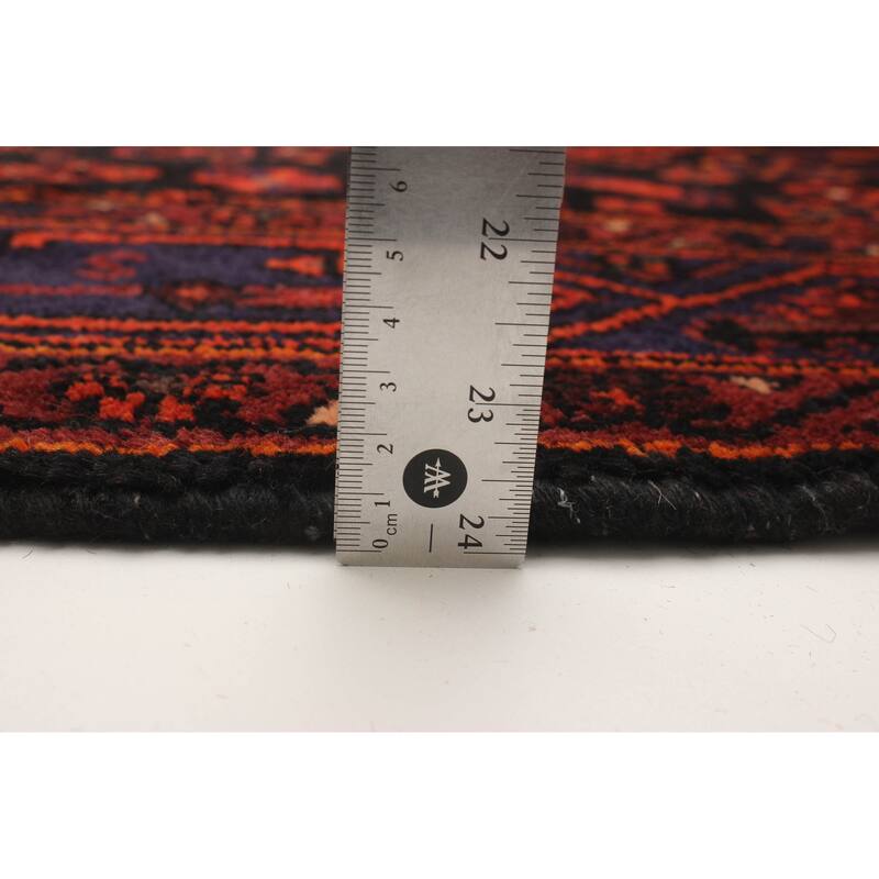 ECARPETGALLERY Hand-knotted Andelz Black Wool Rug - 4'1 x 9'6